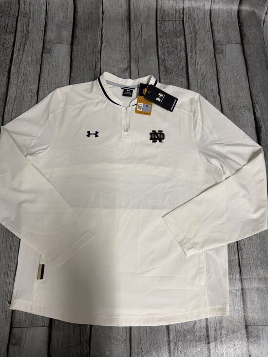 Under Armour Other - NWT Men’s Under Armour Notre Dame Fighting Irish Motivate Quarter-Zip Jacket LRG